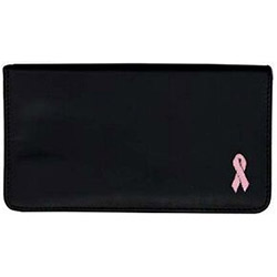 Pink Ribbon Leather Cover