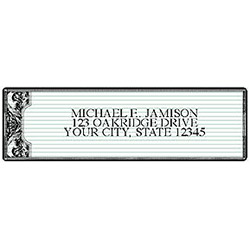 Classic Currency Address Labels - 1 scene