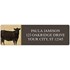 Black Angus Cows Address Labels