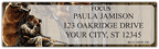 Buck Wear Address Labels - 4 scenes