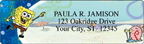 SpongeBob Squarepants� Address Labels - 5 scenes