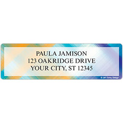 Brushed Plaid Address Labels