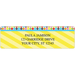 Bright Pop Address Labels