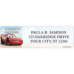 Disney/Pixar Cars Address Labels