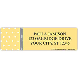 Geometric Flair Address Labels