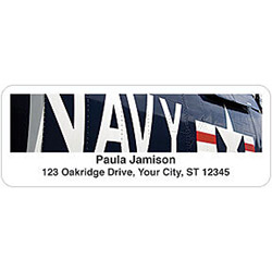 Navy Address Labels