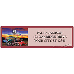 Route 66 Address Labels