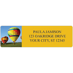 Hot Air Balloons Address Labels