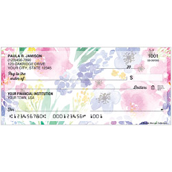 Painterly Floral Checks