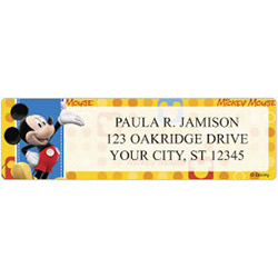 Mickey Fun-Tastic Address Labels