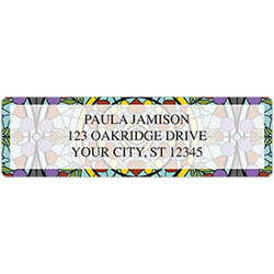 Stained Glass Address Labels