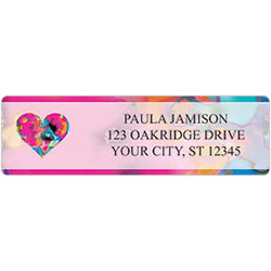 Precious Hearts Address Labels