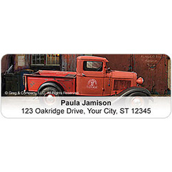 Vintage Trucks Address Labels