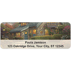 Thomas Kinkade Cottages Address Labels