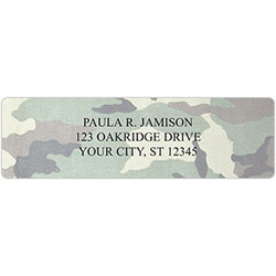 Camo Address Labels