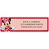 Minnie Mouse Address Labels