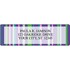 Sassy Stripes Address Labels - 5 scenes