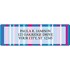 Sassy Stripes Address Labels - 5 scenes