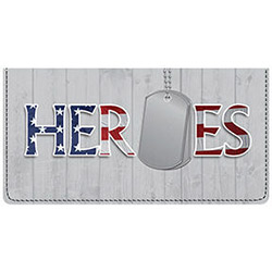 Heroes Checkbook Cover