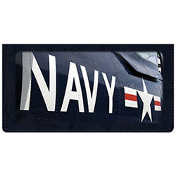 Navy Checkbook Cover