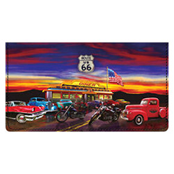 Route 66 Leather Cover