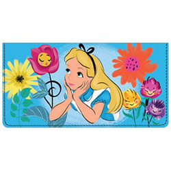 Alice in Wonderland Checkbook Cover
