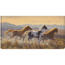 Wild Horses Checkbook Cover