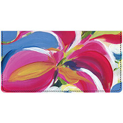 Artistic Blooms Checkbook Cover