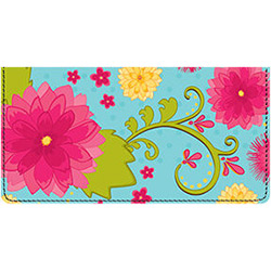Modern Fleur Checkbook Cover