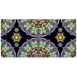 Stained Glass Checkbook Cover