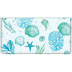By the Sea Checkbook Cover