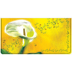 Colorful Blooms Checkbook Cover