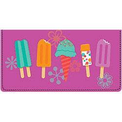 Popsicles Checkbook Cover