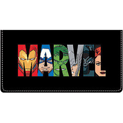 Marvel Logo Leather Cover
