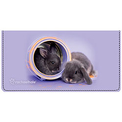 rachaelhale Bunnies Leather Cover