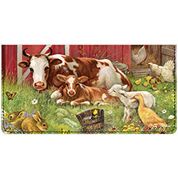 Barnyard Babies Checkbook Cover
