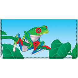 Red-Eyed Tree Frog Leather Cover