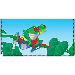 Red-Eyed Tree Frog Checkbook Cover
