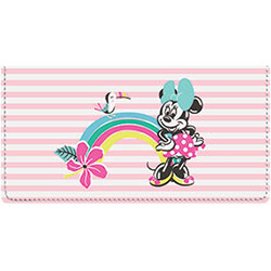 Tropical Fun Minnie Checkbook Cover