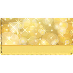 Champagne Sparkles Checkbook Cover