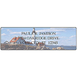 Scenic Lighthouses Address Labels - 4 scenes