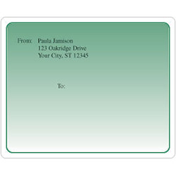 Green Safety Mailing Labels