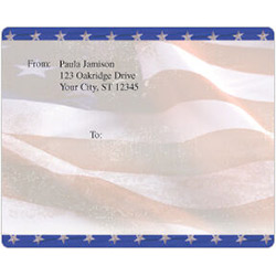 Old Glory Mailing Labels