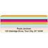 Obsessed with Color Address Labels