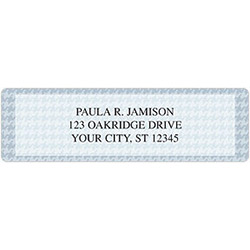 Houndstooth Address Labels