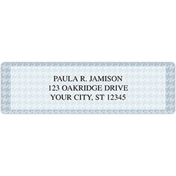 Houndstooth Address Labels