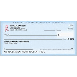 Pink Ribbon Checks