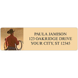 American Cowboy Address Labels