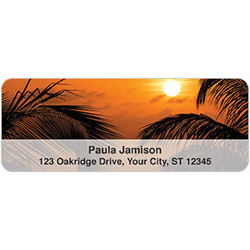 Caribbean Paradise Address Labels