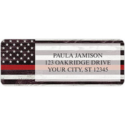 Support Our Firefighters Address Labels